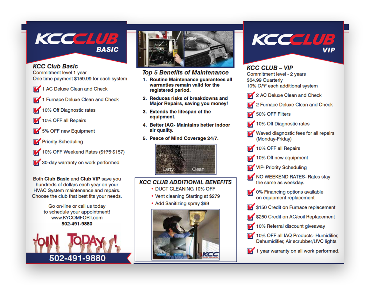 KCC Club VIP Brochure