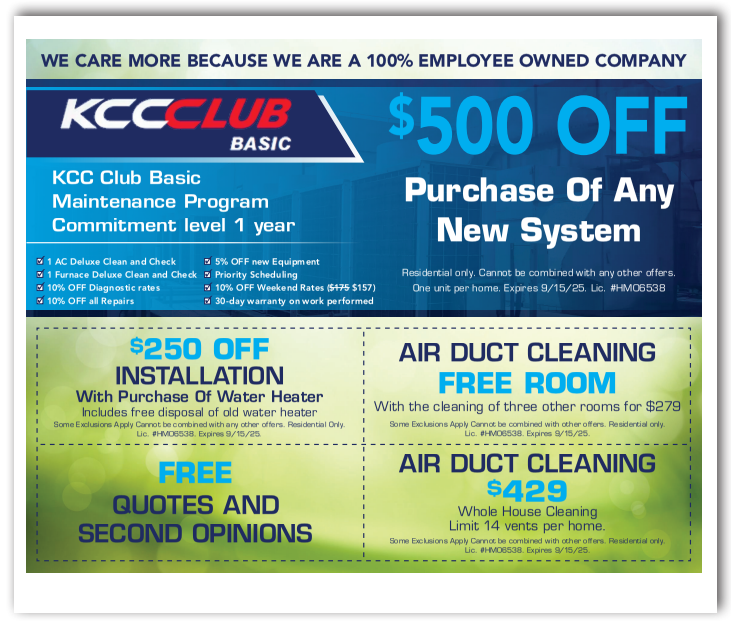 Beat the August Heat with Unbeatable Savings from KCC Comfort image